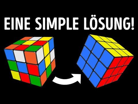 Wie löst man einen 3x3 Zauberwürfel im Null Komma Nix |Eine simple Anleitung