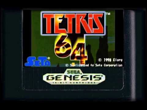 tetris megadrive dédicacé