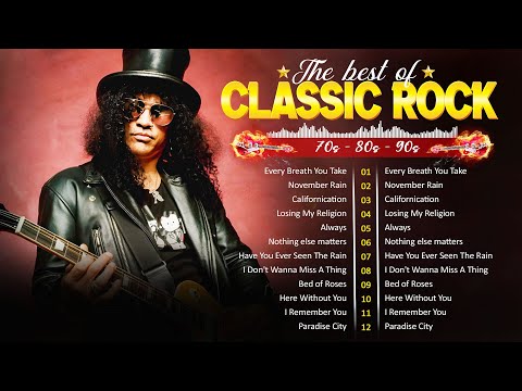 ACDC,Queen,Bon Jovi, Scorpions, Aerosmith, Nirvana,Guns N Roses - Classic Rock Songs 70s 80s 90s#16