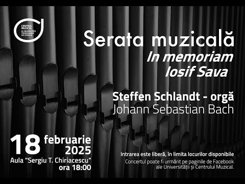 Serata muzicală In memoriam losif Sava