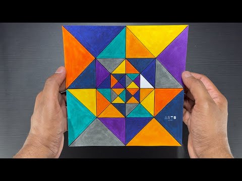How to Draw Patterns Geometric Shapes • Combining Rectangles & Right Triangles • Agile (Blueprint.1)