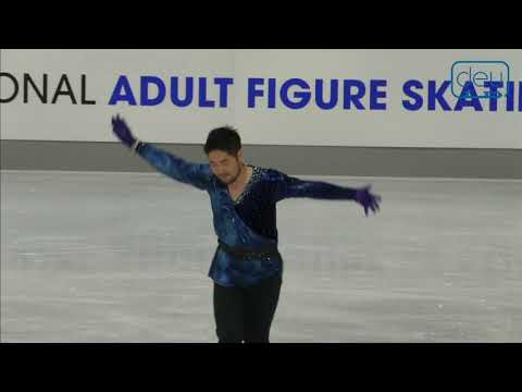 Takahiro NAGANO.Oberstdorf 2018. Silver Men II - Artistic. 3 place