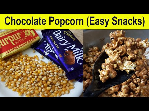Best Chocolate Popcorn Recipe | Popcorn Recipe | Chocolate Popcorn | Popcorn