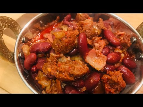 Goan sausage feijado/ kidney beans and chorisam mass recipe