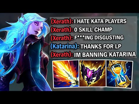 HOW TO SOLO CARRY WITH KATARINA IN SEASON 15! (MADE ENEMY XERATH ANGRY)