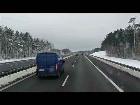 POLSKA, AUTOSTRADA A1, TCZEW   GRUDZIĄDZ, STYCZEŃ 2023