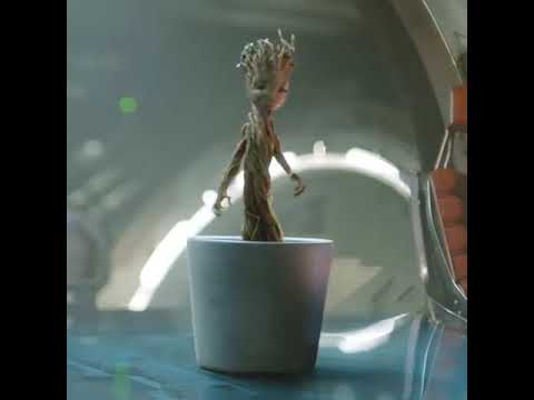 Baby Groot Dancing to Jackson 5 - I Want You Back