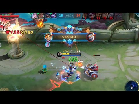 Ayaw pa Savage si kufra - BRUNO BUILD AND EMBLEM Mobile Legends Bang Bang