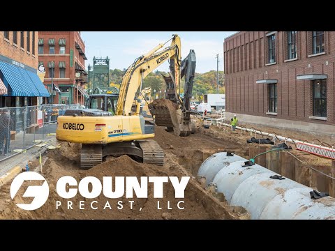 Reinforced Concrete Pipe Proves Vital to Stillwater Plaza Project