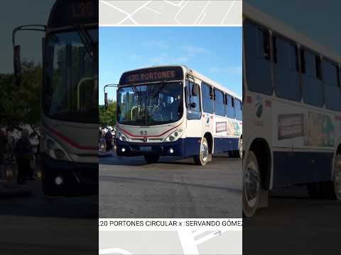 🚌 LÍNEA L20 | CIRCULAR PORTONES SHOPPING 🇺🇾 | #travelboast #bus #shorts #viralshorts