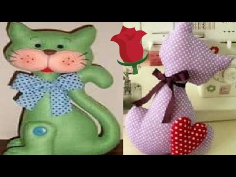 DIY cat toys. how to make a cat doll from fabric