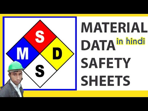 Msds/ what is msds in hindi / material safety data sheet / s...