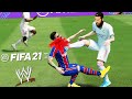 FIFA OR WWE 2021!? FIFA WWE WRESTLING FAILS WWE COMMENTARY!
