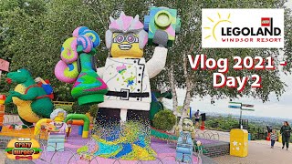 Legoland Windsor 2021 Vlog Day 2 - Boat Crashes, Monster House Party, Deep Sea Adventures and More!