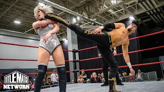 Heather Monroe vs Gino Medina (Intergender Wrestli