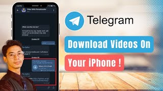 How to Download Telegram Videos in iPhone !