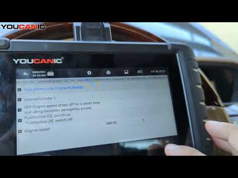 How to Test Fuel Injectors with YOUCANIC Scanner | Step-by-Step Guide