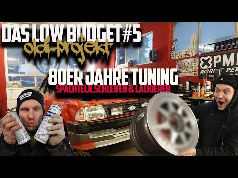 LOW BUDGET Winter Oldie #5 - 80er Jahre Tuning & Es wird Lackiert!
