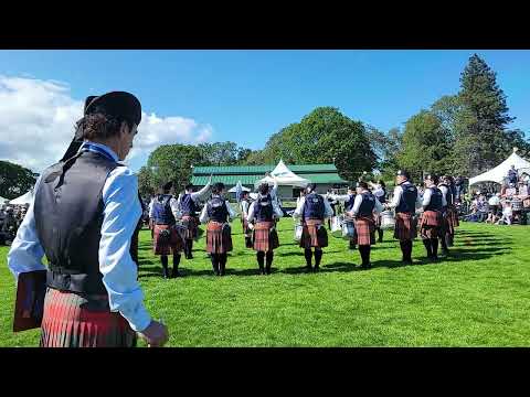 Simon Fraser University Pipe Band - Piping Hot Summer Drummer Medley, Victoria Highland Games 2024