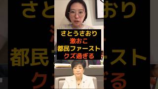 さとうさおり激おこ❗️都民ファーストがクズ過ぎる‼️東京都議会の傍聴席を満席にしたさとう氏が質問を丸パクリされた#さとうさおり #都民ファーストの会 VOICEVOX：青山龍星
