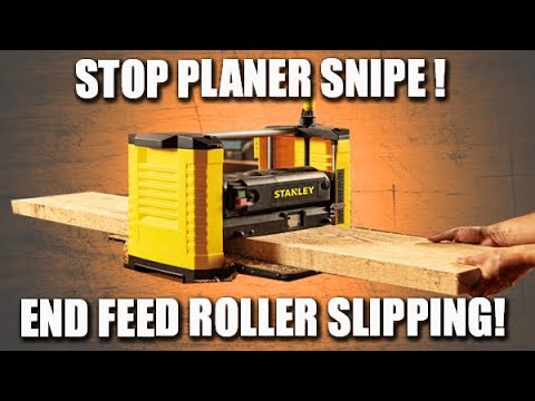 How I made my thickness planer work SO MUCH better!