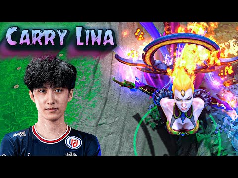 Ame Lina Carry Gleipnir Build PUB Highlights | Dota 2 Reels | 7.32d