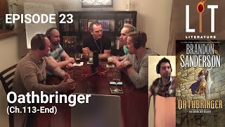thumbnail for episode 23 discussion of Oathbringer by Brandon Sanderson book 3 of The Stormlight Arhchive