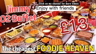 Jimmy O2 Buffet. Only £13 😳! 300 different food items😋. Enjoy 😉 with friend and family😎