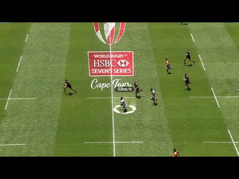 Carlin Isles hits 37 km/h at the Cape Town 7s