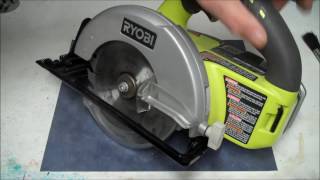 Ryobi Circular Saw Review and Demo | How to use Ryobi Circular Saw | Left Handed Circular Saw