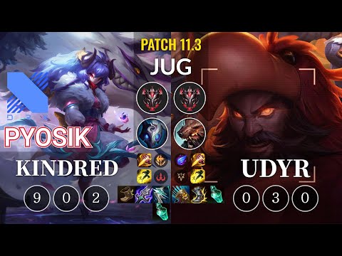 DRX Pyosik Kindred vs Udyr Jungle - KR Patch 11.3