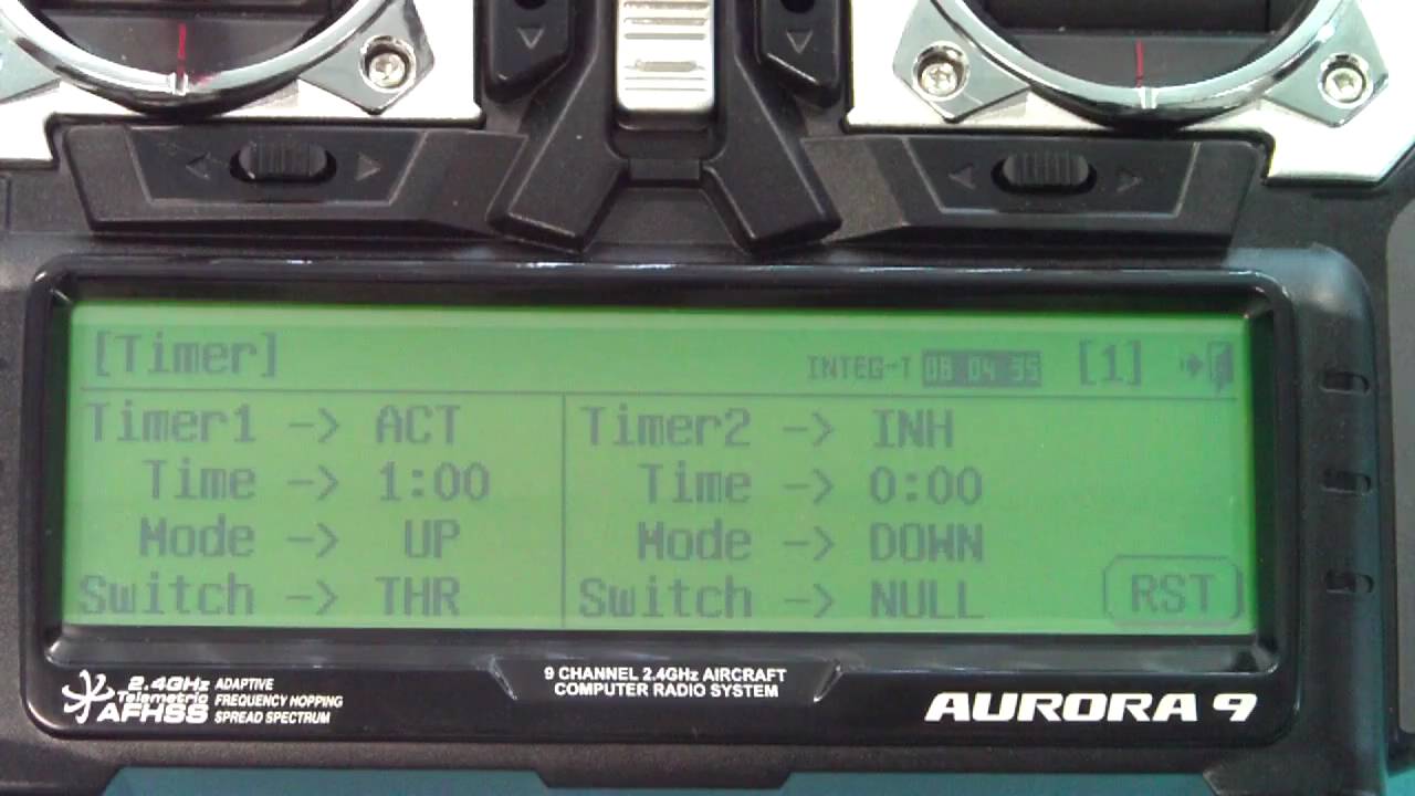 AURORA 9 9-kanálová 2.4GHz, Optima9, TX aku