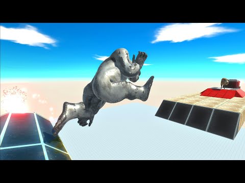 Jump across the shore - Animal Revolt Battle Simulator