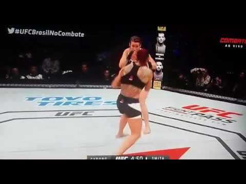 Luta completa da cris cyborg vs leslie smith