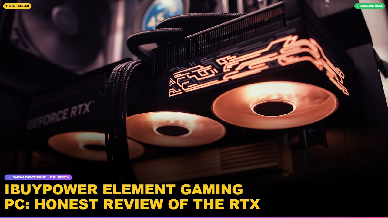 iBUYPOWER Element Gaming PC: Honest Review of the RTX 5070 Powerhouse review video