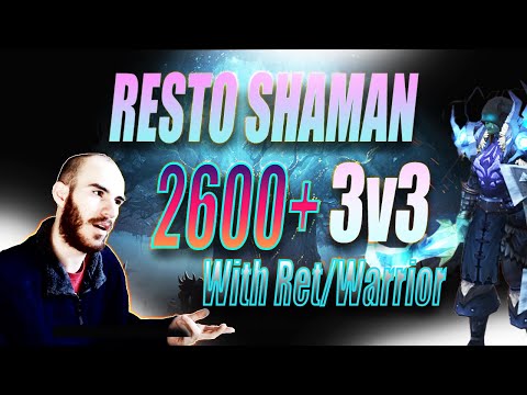 Resto Shaman 2600+ 3v3 ARENA with Ret Warrior | Jacobxtv Stream Highlights | Multi Rank1 PvP Healer