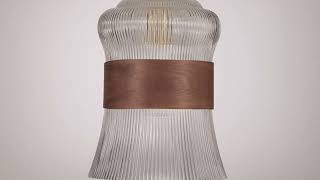 1_Watch A Video About the Possini Euro Carasco Wood and Gold Mini Pendant Light