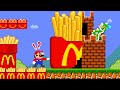 Super Mario Bros But Every Seed Mario Touchs Become To McDonald ADN MARIO GAME