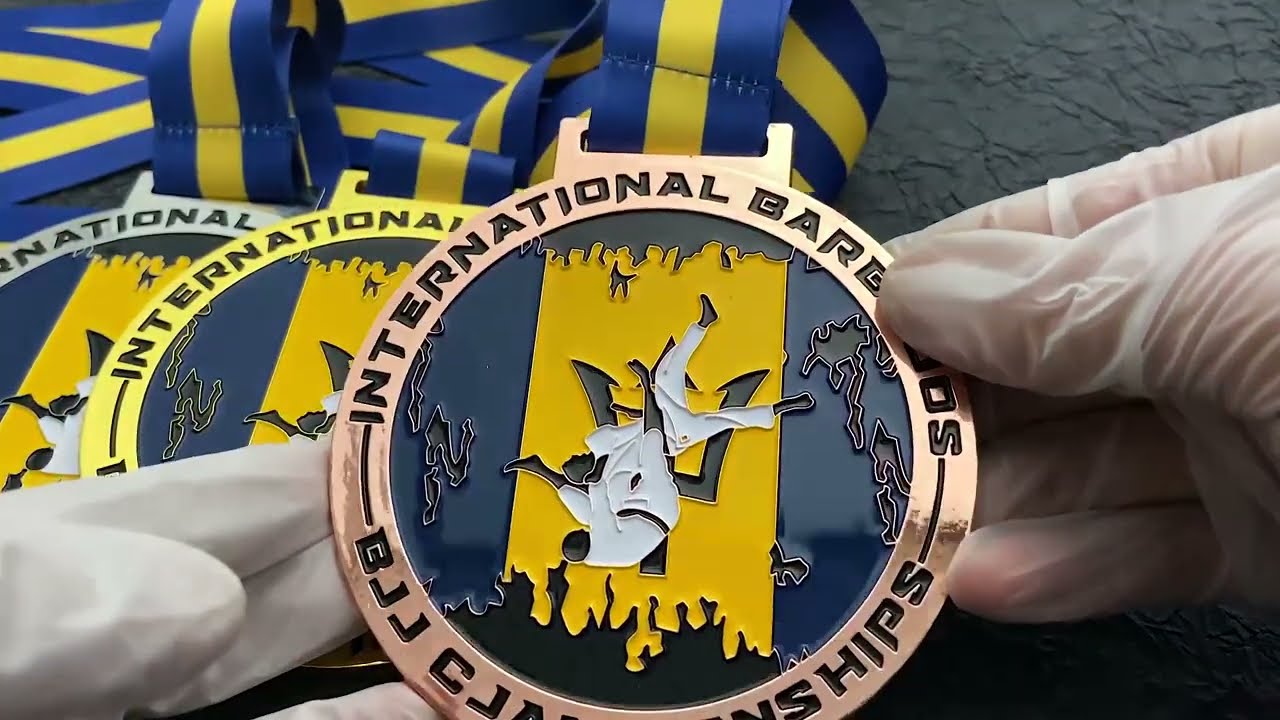 1044 - Taekwondo Soft Enamel Gold Silver Red Bronze Medal