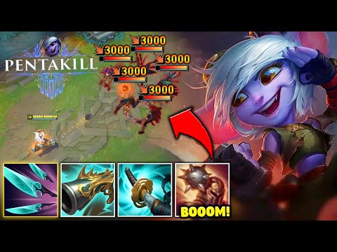 I copied Thebaus secret Tristana build and got a Pentakill (THIS BUILD IS CRACKED)