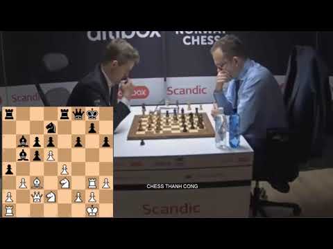 ATTACK KINGSIDE!! Magnus Carlsen vs Pavel Eljanov || Noway Blitz chess 2016