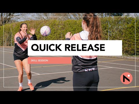 NETBALL SESSION // QUICK RELEASE AND TURNING IN THE AIR // BASIC SKILL AND MOVEMENTS