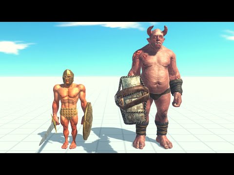 Achilles And Ogre Lord Vs Every Unit ARBS | Animal Revolt Battle Simulator