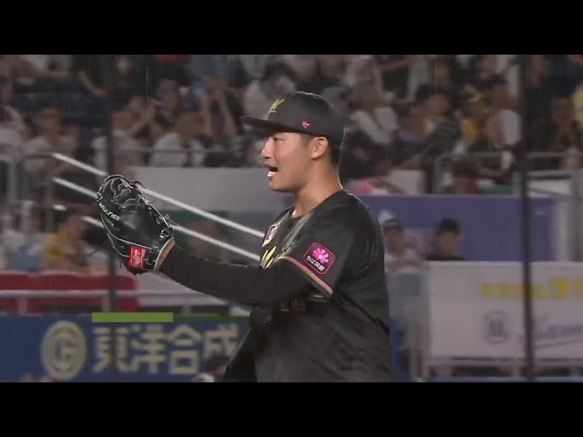 【7回表】マリーンズ・菊地吏玖 先頭打者の出塁を許すも無失点に抑える好リリーフを見せる!! 2024年8月7日 千葉ロッテマリーンズ 対 福岡ソフトバンクホークス