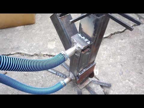 Rocket Stove Water Heater (First Attempt)
