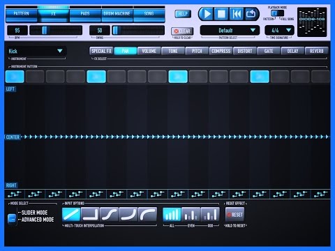 DIODE 108 Drum Machine, Advanced Effects Pre Release Demo for iPad