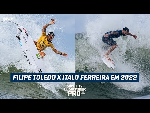 Filipe Toledo x Italo Ferreira nas Semifinais do Surf City El Salvador Pro 2022 | WSL Brasil