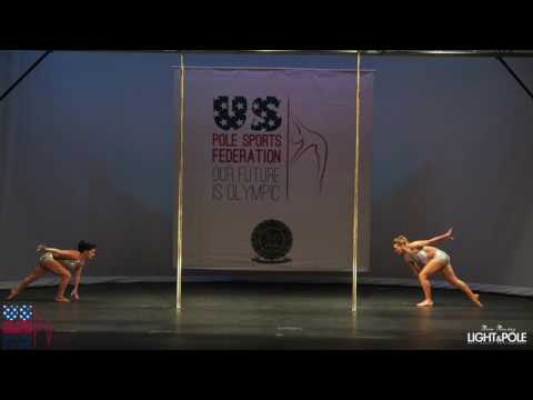 Pole Sport Championships 2017 - Competitive Double Champions - Katrina & Brianne