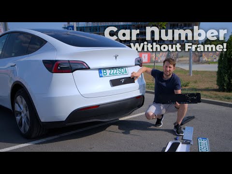 Flatee - Frameless and Invisible Number Plate Holders