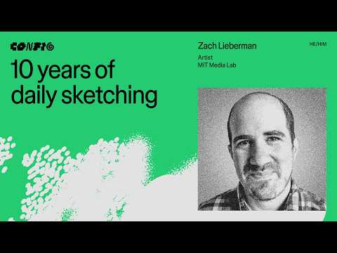 Miniatura del vídeo 10 years of daily sketching ft. Zach Lieberman (MIT Media Lab) | Config 2026
